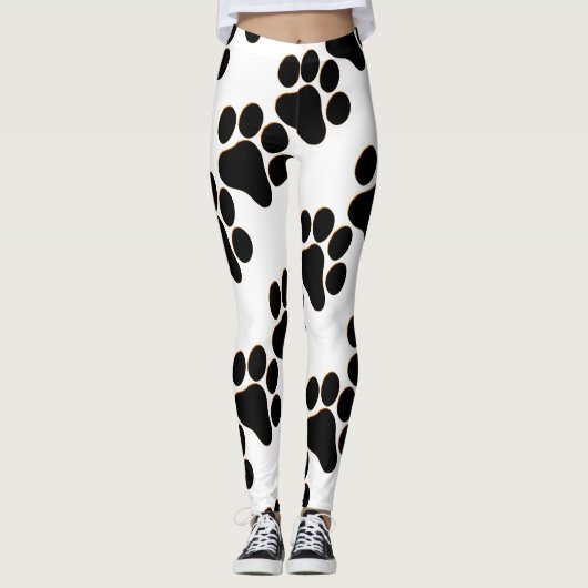 Paw Prints Leggings (Vorderseite)