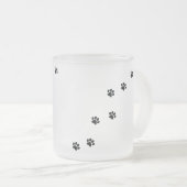 Paw Prints Mattglastasse (VorderseiteRechts)