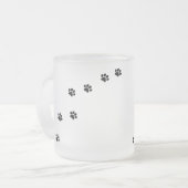 Paw Prints Mattglastasse (Vorderseite Links)