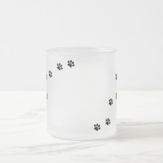 Paw Prints Mattglastasse (Mittel)
