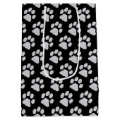 Paw Prints Mittlere Geschenktüte (Rückseite)