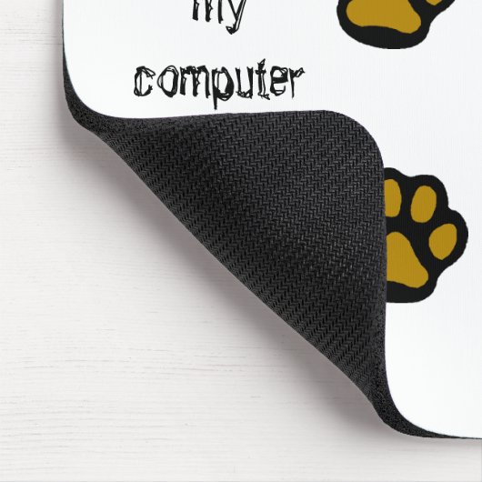 Paw Prints Mousepad (Ecke)