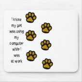 Paw Prints Mousepad (Vorne)