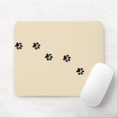 Paw Prints Mousepad (Mit Mouse)