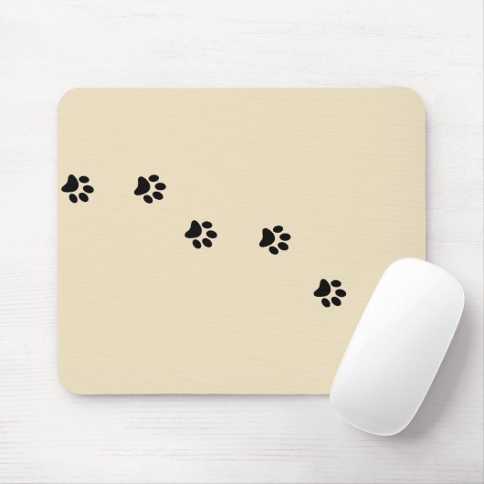 Paw Prints Mousepad (Mit Mouse)