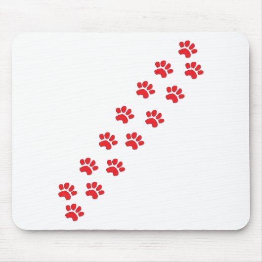 Paw Prints Mousepad (Vorne)