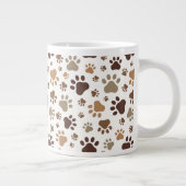 Paw Prints Mug Jumbo-Tasse (Rechts)