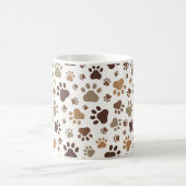 Paw Prints Mug Kaffeetasse (Mittel)