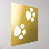 Paw Prints Muster Schlafzimmerbeleuchtung Niedlich Foliendrucke (Ablage )