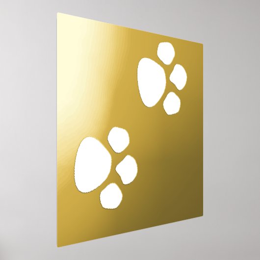 Paw Prints Muster Schlafzimmerbeleuchtung Niedlich Foliendrucke (Ablage )