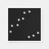 Paw Prints Napkins Serviette (Vorderseite)