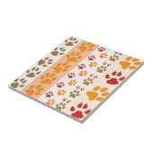 Paw Prints niedlich Hunde Liebhaber Fliese (Seite)