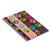 Paw Prints-Notebook Notizblock (Rechte Seite)