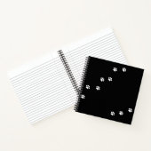 Paw Prints-Notebook Notizblock (Innenseite)