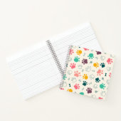 Paw Prints Notizblock (Innenseite)