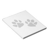 Paw Prints Notizblock (angewinkelt)