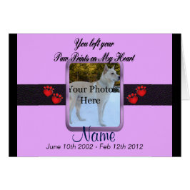 Paw Prints on My Heart - Mauve