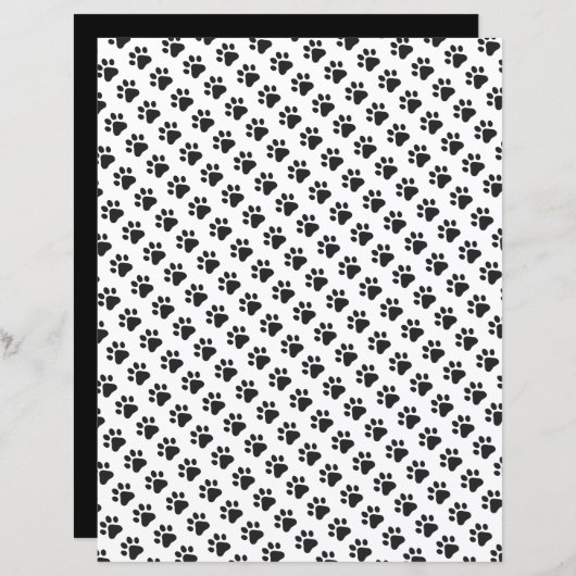 Paw Prints Pets Cat Dog Animal Scrapbook Spaß (Vorne/Hinten)