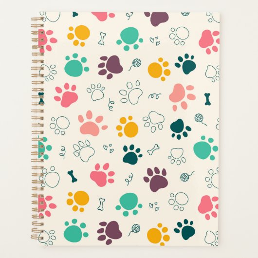 Paw Prints Planer (Vorderseite)