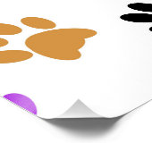 Paw Prints Poster (Ecke)
