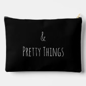 'Paw Prints & Pretty Things' Charming Pet Lovers  Zubehörtasche (Rückseite)