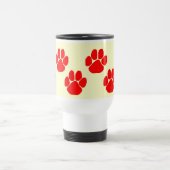 Paw Prints Reisebecher (Mittel)