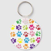 Paw Prints Schlüsselanhänger (Vorderseite)