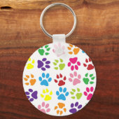 Paw Prints Schlüsselanhänger (Vorderseite)