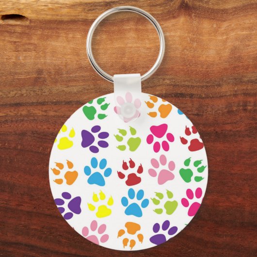 Paw Prints Schlüsselanhänger (Vorderseite)