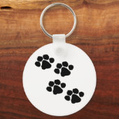 Paw Prints Schlüsselanhänger (Vorderseite)