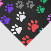 Paw Prints Seidenpapier (Detail)