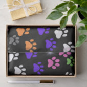 Paw Prints Seidenpapier (Geschenk)