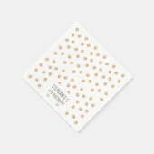 Paw Prints Serviette (Ecke)