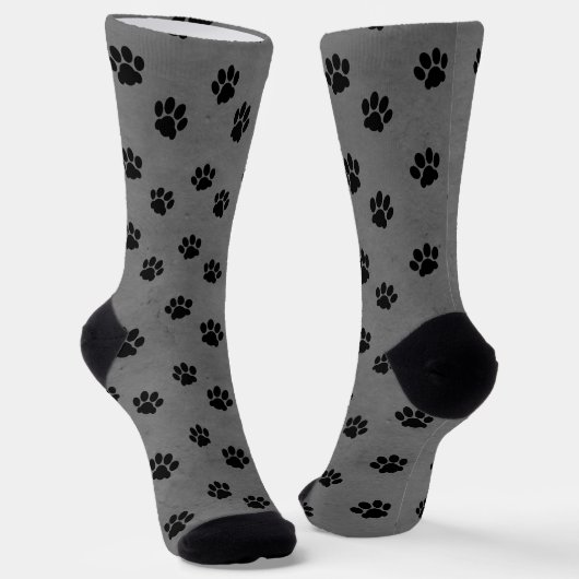 Paw Prints Socken (Gewinkelt)