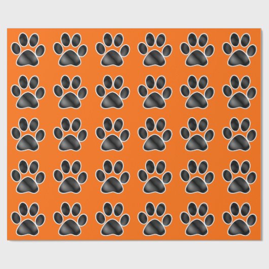 Paw Prints - SRF Geschenkpapier (Flach)