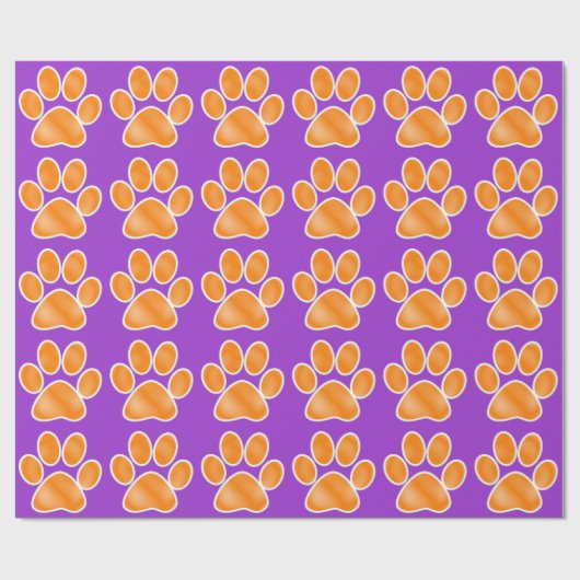 Paw Prints - SRF Geschenkpapier (Flach)