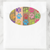 Paw Prints Sticker (Tasche)