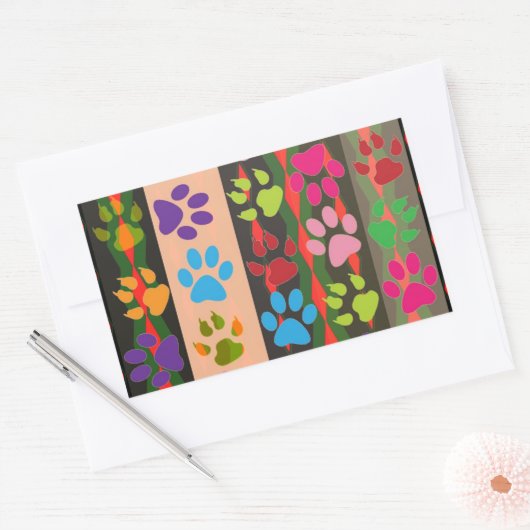 Paw Prints Sticker (Umschlag)