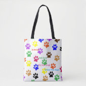 Paw Prints Tasche (Vorderseite)