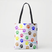 Paw Prints Tasche (Vorderseite)