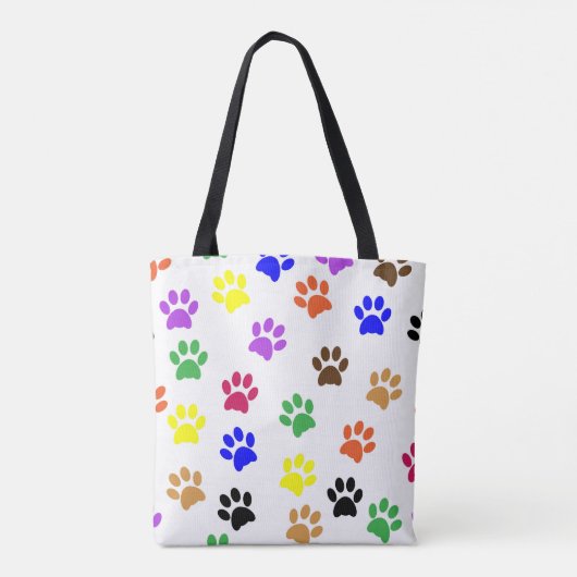 Paw Prints Tasche (Rückseite)