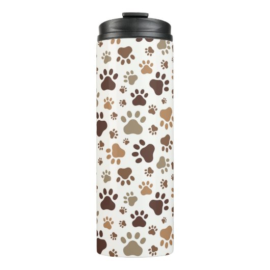 Paw Prints  Thermosbecher (Vorderseite)