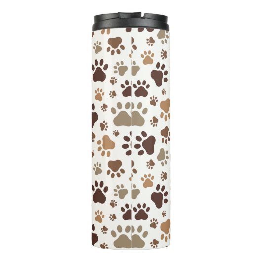 Paw Prints  Thermosbecher (Rückseite)
