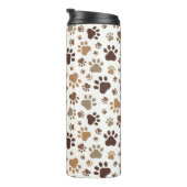 Paw Prints  Thermosbecher (Nach rechts gedreht)