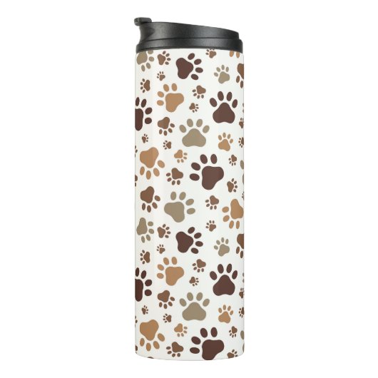 Paw Prints  Thermosbecher (Nach rechts gedreht)