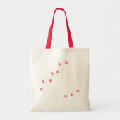 Paw Prints Tragetasche (Vorne)