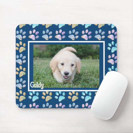 Paw Prints und Foto Mousepad (Mit Mouse)
