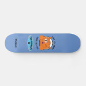 Paw Purralta Cartoon Cat Senor Gato Skateboard (Horizontal)