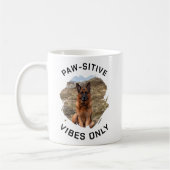 Paw-Sehnen nur Hunde-Foto Kaffeetasse (Links)