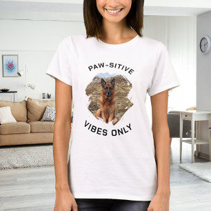 Paw-Sehnen nur Hunde-Foto T-Shirt
